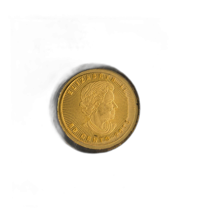 1g Royal Canadian Mint Gold Coin 2019 angle 6