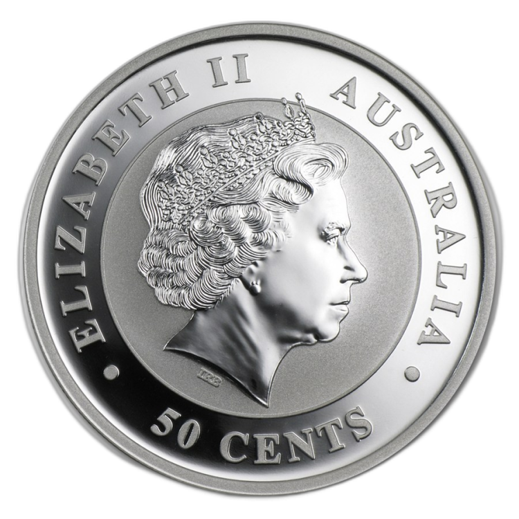1/2 oz Koala Zilveren Munt 2011 achterkant