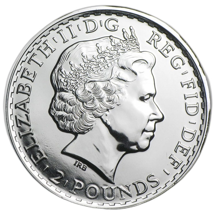 1 oz Royal Mint Zilveren Munt 2014 achterkant
