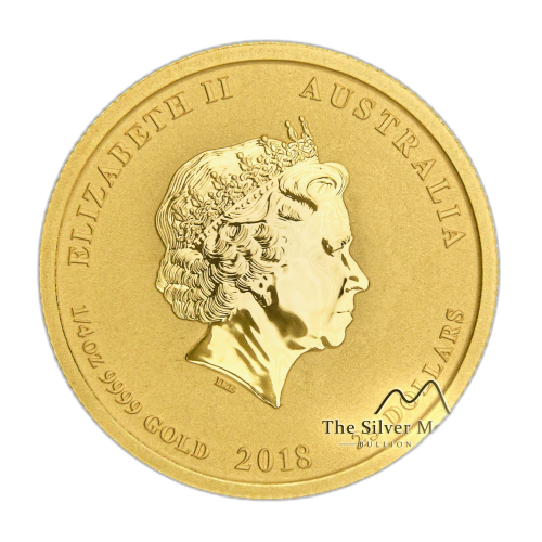 Thumbnail 1/4 oz Lunar Oro 2018 angle 3