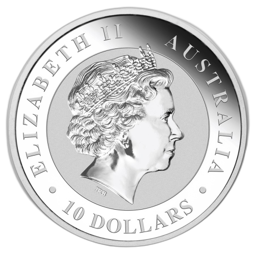Thumbnail 10 oz Kookaburra Silbermünze 2018 back