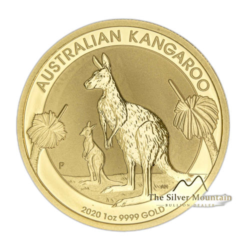 Thumbnail 1 oz Kangaroo Gouden Munt 2020 perspectief 1