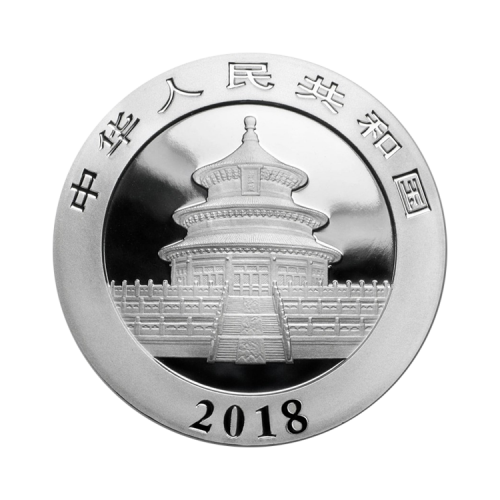 Thumbnail 30g China Gold Coin Corp. d'Argent 2018 back