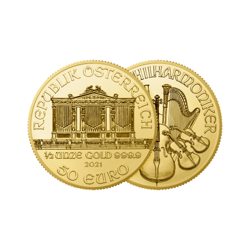 Thumbnail 1/2 oz Philharmoniker Goldmünze 2024 angle 1