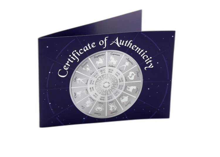 10 kilogram zilver Niue Zodiac munt 2017 back