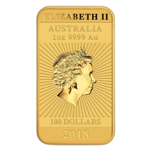 Thumbnail 1 oz Perth Mint Goudbaar 2018 achterkant