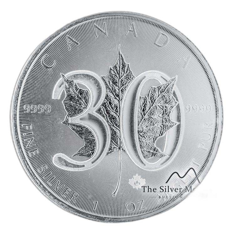 1 oz Royal Canadian Mint Silver Coin 2018 angle 2