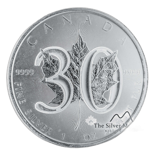 Thumbnail 1 oz Royal Canadian Mint Silver Coin 2018 angle 2