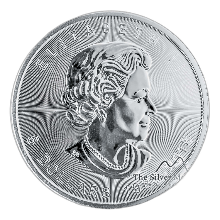 1 oz Royal Canadian Mint Silver Coin 2018 angle 4