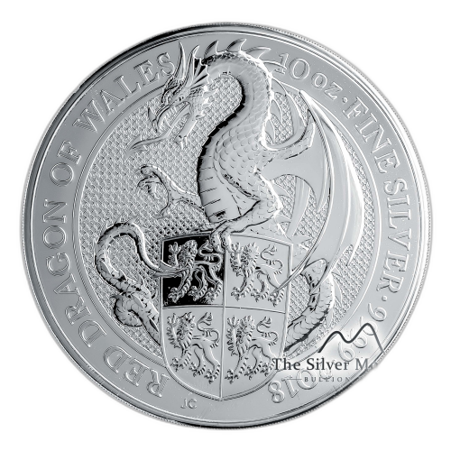 Thumbnail 10 oz Queens Beasts d'Argent 2018 angle 3