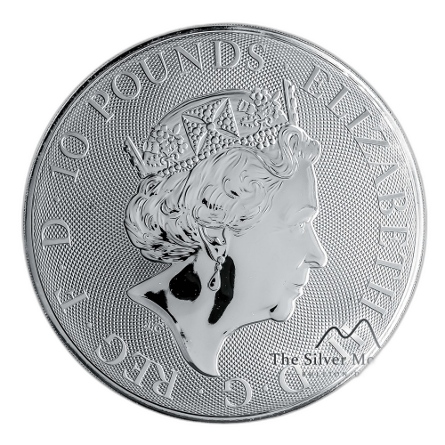 Thumbnail 10 oz Queens Beasts d'Argent 2018 angle 5