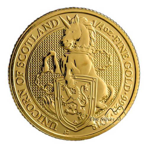 Thumbnail 1/4 oz Royal Mint Gold Coin 2018 angle 3