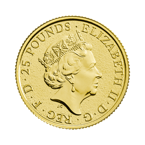 Thumbnail 1/4 oz Royal Mint Gouden Munt 2017 achterkant