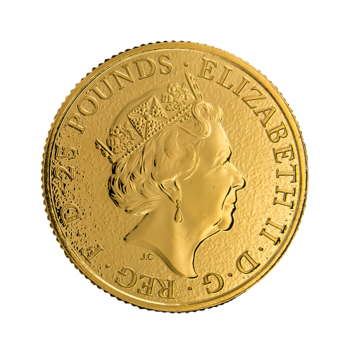 Thumbnail 1/4 oz Royal Mint Gouden Munt 2017 achterkant