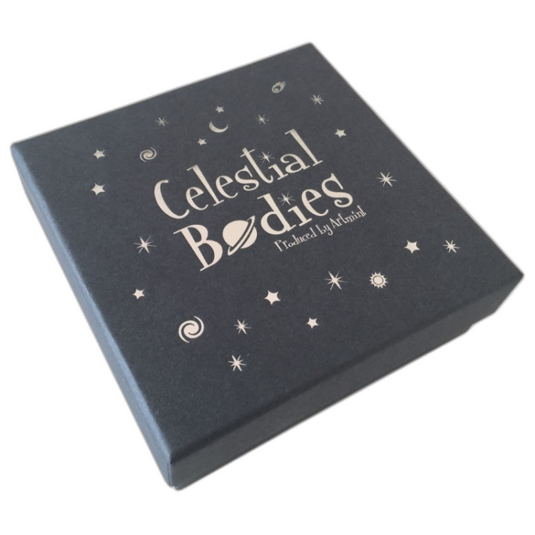 2 Troy ounce silver coin Sun and Moon angle 1