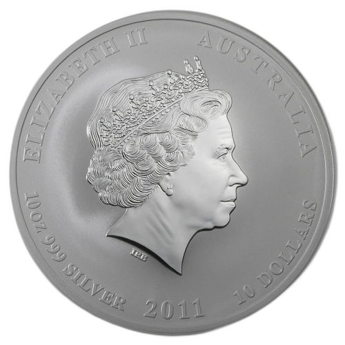 Thumbnail 10 oz Lunar d'Argent 2011 back