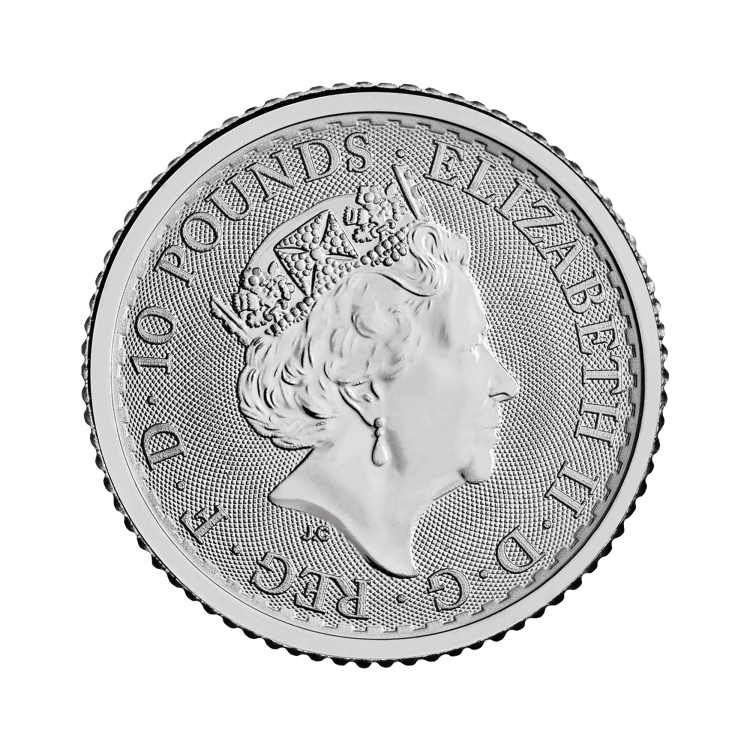 1/10 oz Royal Mint Platina Munt 2021 back