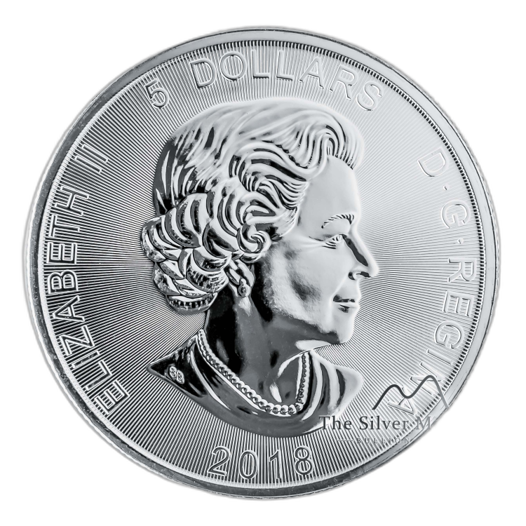 1 oz Royal Canadian Mint d'Argent 2018 back