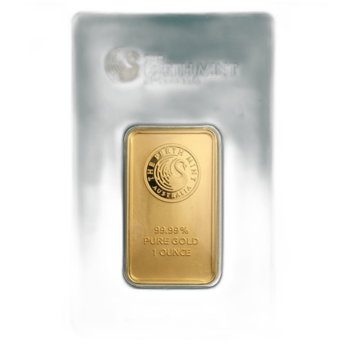 Thumbnail 1 oz Perth Mint Lingot d'Or Plusieurs Années back