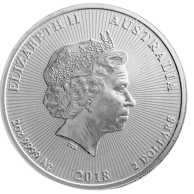 2 oz Koala Silbermünze 2018 angle 2