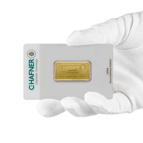 Thumbnail Gold bar of 10 grams C. Hafner