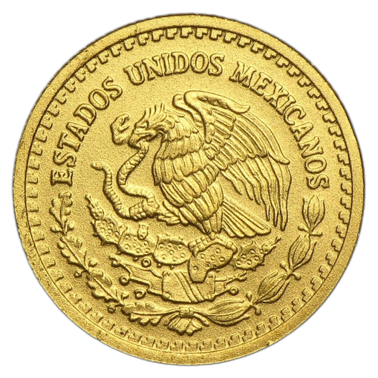 1/20 oz Banco de Mexico Gouden Munt 2018 achterkant