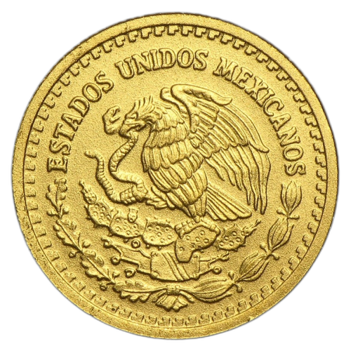 Thumbnail 1/20 oz Banco de Mexico Gouden Munt 2018 achterkant