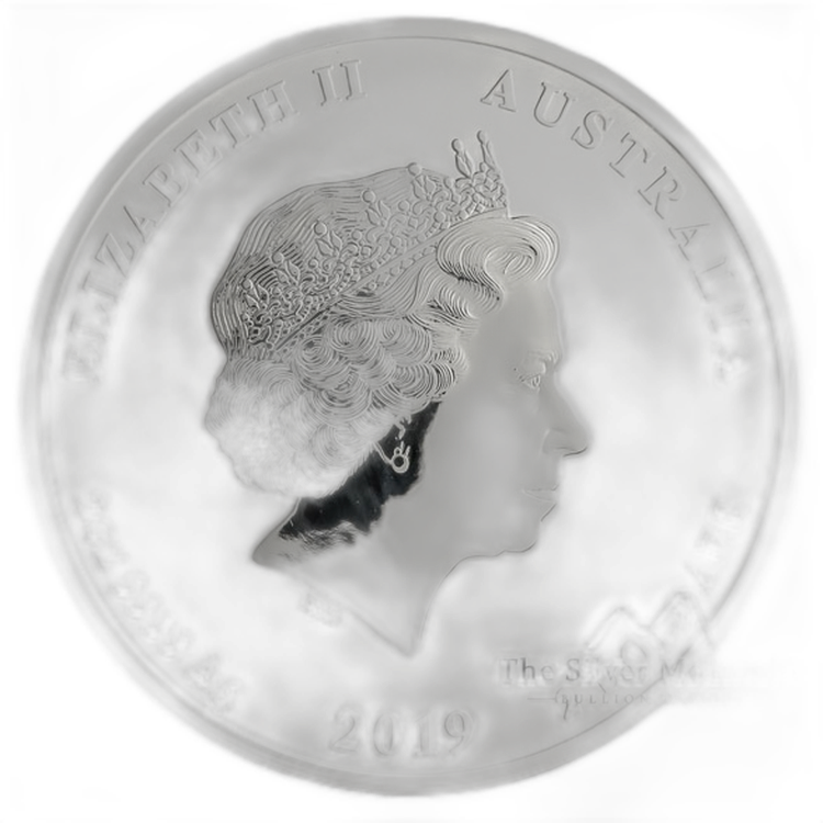 2 oz Lunar Silbermünze 2019 back