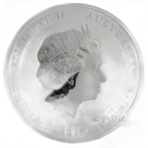 Thumbnail 2 oz Lunar Silbermünze 2019 back