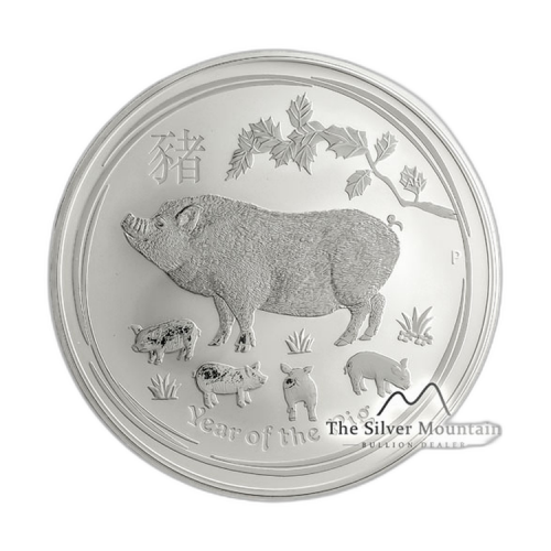 Thumbnail 10 oz Lunar Plata 2019 angle 2