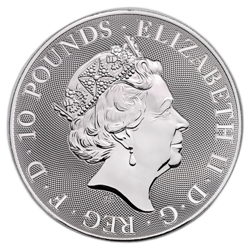 Thumbnail 10 oz Royal Mint Plata 2018 back