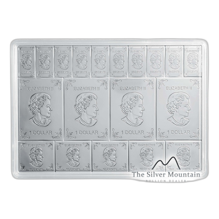 2 oz Royal Canadian Mint Silbermünze Verschiedene Jahre angle 3