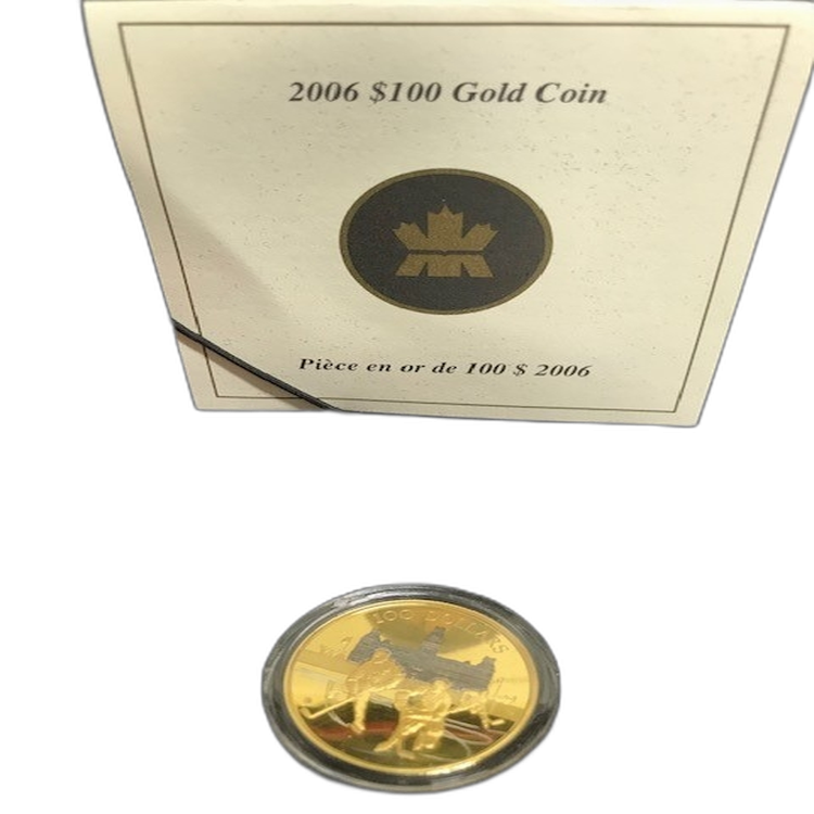 1 kilo Royal Canadian Mint Gold Coin 2006 back