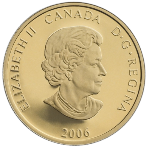 Thumbnail 1 kilo Royal Canadian Mint Gold Coin 2006 angle 1