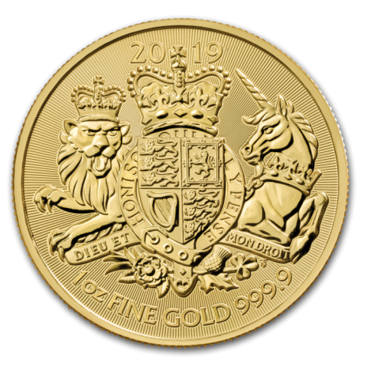 1 oz Royal Mint Gouden Munt 2021 achterkant