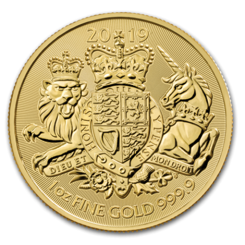 Thumbnail 1 oz Royal Mint Gouden Munt 2021 achterkant