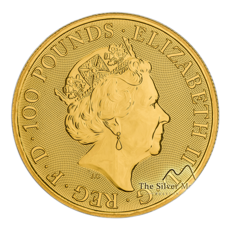 1 oz Royal Mint Gouden Munt 2021 perspectief 2