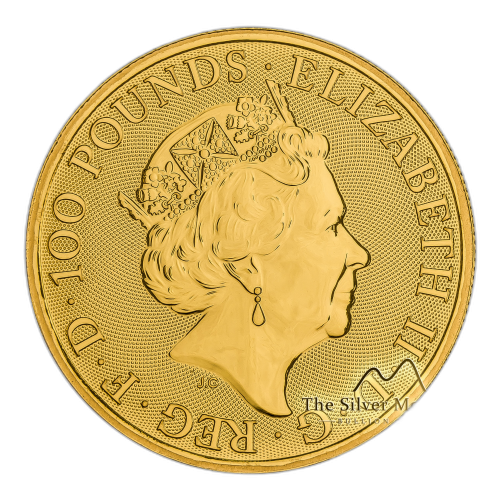 Thumbnail 1 oz Royal Mint Gouden Munt 2021 perspectief 2