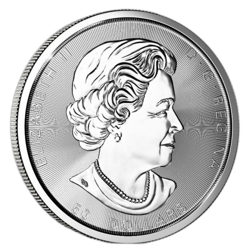 Thumbnail 10 oz Maple Leaf Silbermünze 2019 back