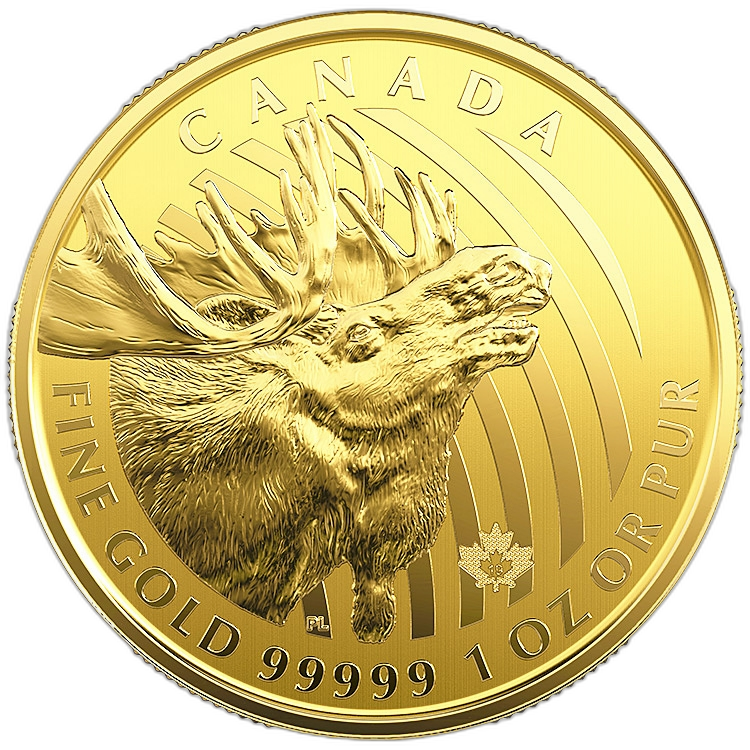 1 oz Royal Canadian Mint Goldmünze 2019 back