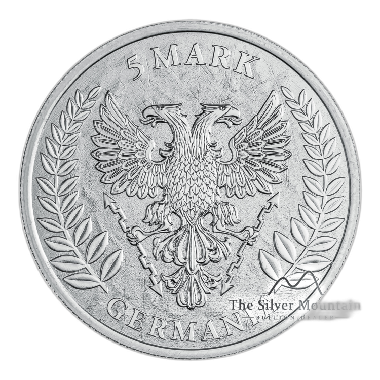 1 oz Germania Silver Coin 2019 angle 1