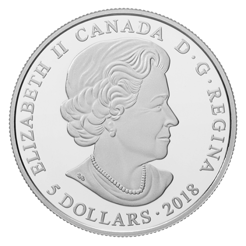 Thumbnail 2 oz Mei Birthstone Swarovski Silbermünze 2018 back