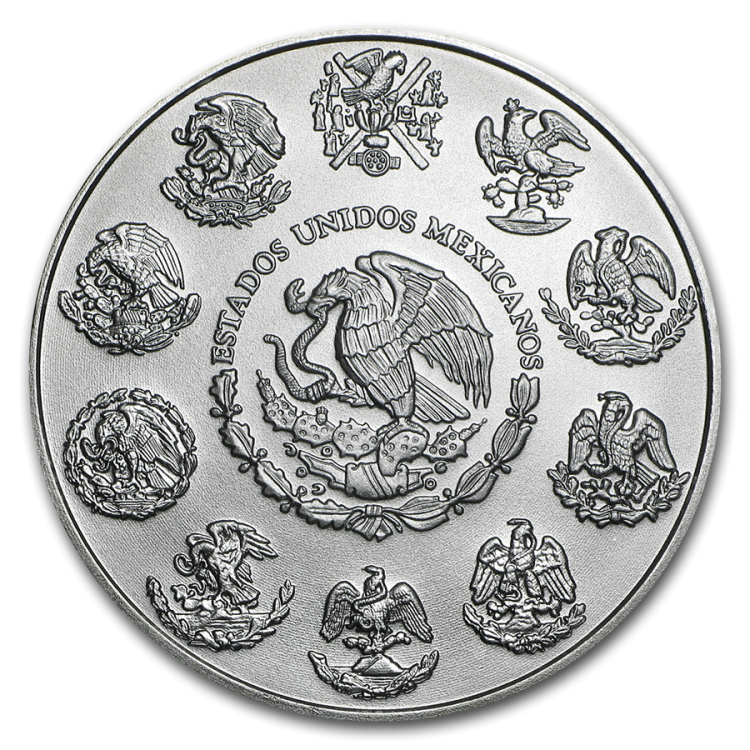 1 oz Mexican Libertad d'Argent 2019 angle 1