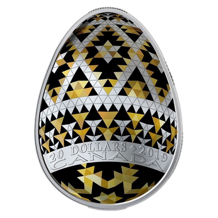 1 oz Royal Canadian Mint Silver Coin 2019 angle 1