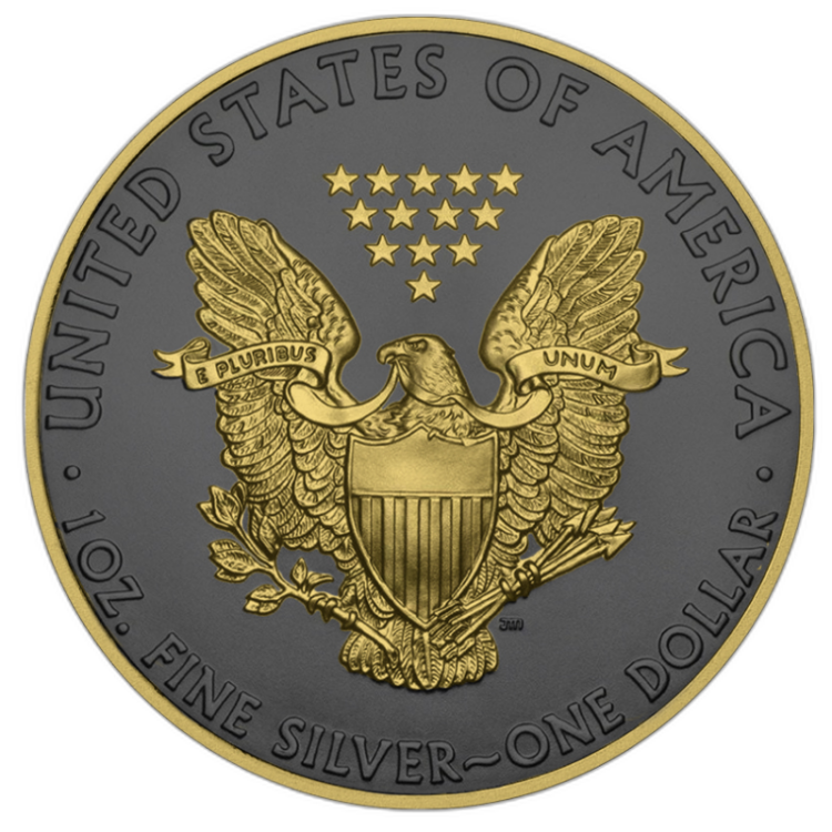 1 oz US Mint Silver Coin 2019 back