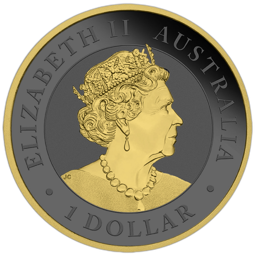 Thumbnail 1 Troy ounce zilveren munt Golden Ring - Wedge Tailed Eagle 2019 achterkant