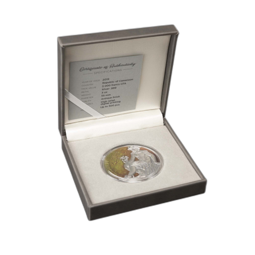 Thumbnail 3 Troy ounce zilveren munt Planets and Gods - Mercury perspectief 4