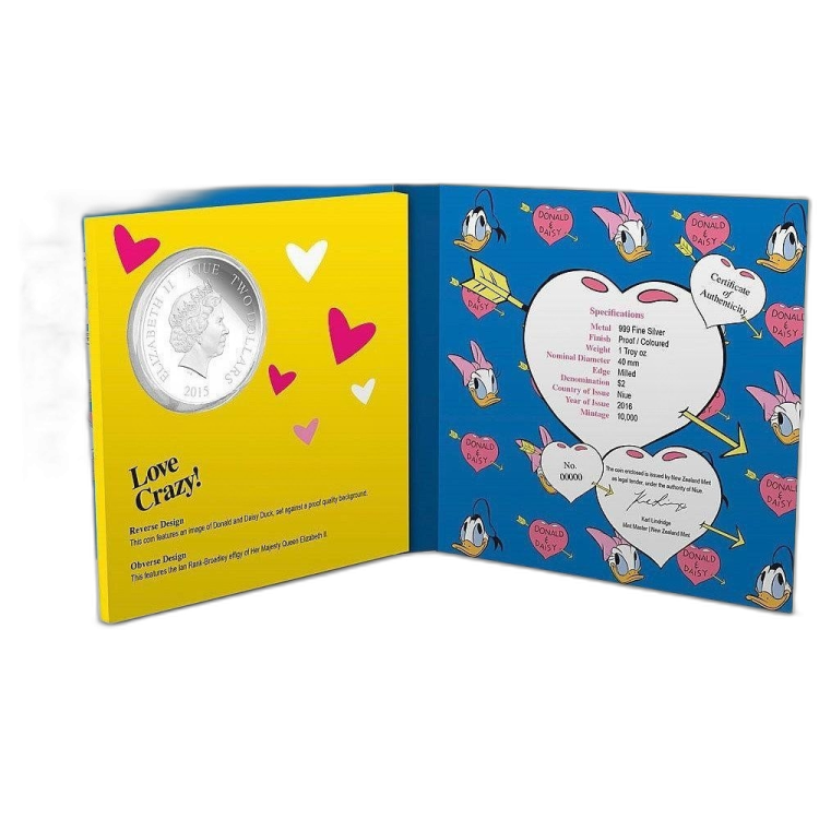 1 oz Disney Zilveren Munt 2019 perspectief 1