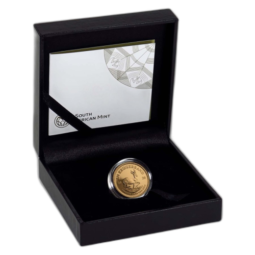 Thumbnail 1/4 oz Krugerrand Proof Gouden Munt Divers perspectief 4