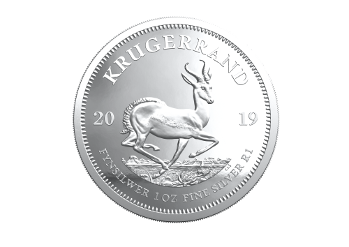 Thumbnail 2 oz South African Mint Silver Coin back